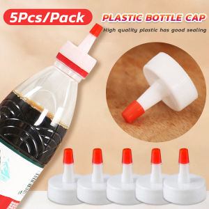 LoviRa 5Pcs Mineral Water Bottle Cap Oil Pot Long Mouth Practical Tool Leakproof Seal