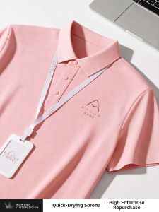 JIANYU | Custom Logo Printed Polo Shirt Short Sleeve For Women