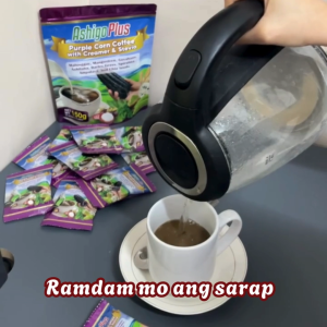 AshigoPlus - Purple Corn Coffee w/ Creamer and Stevia 150g