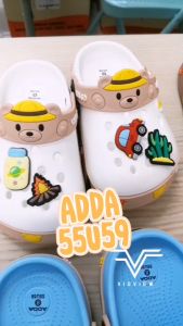 ลดสนั่น รองเท้าหัวโตเด็ก Adda 55U59 ใส่สบาย ไซส์ 25-35 ลาย การ์ตูน เพื่อให้คุณมีประสบการณ์ในการสัมผัสอาการ