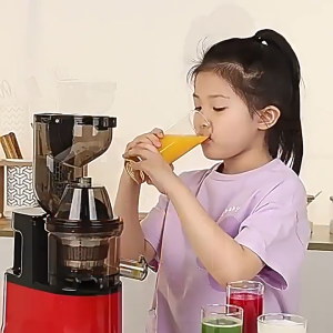 Automatic Juicers Heavy Duty Original Electric Juicer Fruits and Vegetables with Separator Slow Juicer Machine Portable Fruit Blender Juicer Whole Fruit Juicer Mute Juice Slag Separator Fruits and Vegetables Fresh Squeezed