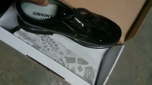 Gibson Lite Performance Leather Shoes – Lightweight & Comfortable (Black)
