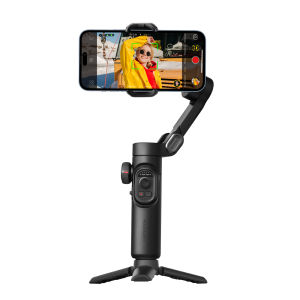AOCHUAN Smart XE Kit Gimbal Stabilizer for Smartphone iPhone Video Recording Magnetic Fill Light 3-Axis Foldable Android Gimble
