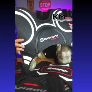 KM272 Karpet Motor Scoopy fi Tahun 2013 s/d 2024 Bahan Karet Tebal
