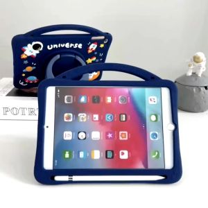 CASE MOTIF SAMSUNG TAB A11 / TAB A11 PLUS / TAB A9 / TAB A9 PLUS CASING TALI SELEMPANG COVER KIDS 360 STANDING
