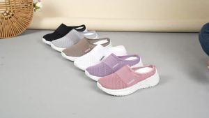 Comfortable Breathable Womens Trail Shoes Lightweight Closed-Toe Sneakers with Air Damping Hiking Outdoor Supportive Camping