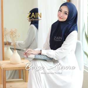 Zain - Aurora M Jilbab Instan Jersey Motif Softpad Antem Best Seller Hijab Simple High Quality