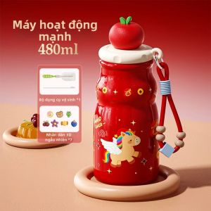 CHICU TOM | Ly Sứ Đẹp Cách Nhiệt Có Ống Hút