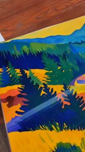 HIMALAYA40*40cm Bedroom Dining Room Living Room Office Hotel ABSTRACT MOUNTAIN SCENARY Paintings DESIGN