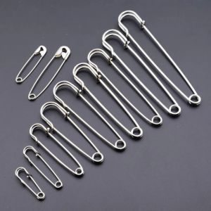 5Pcs Safety Pins Sewing Tools Accessory Silver Metal Needles Large Safety Pin Small Brooch Safety Pins DIY Apparel Accessories