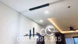 Đèn thả bàn ănđèn thả trần trang trí hiện đại thêm phần sang trọng cho không gian bếp ăn led 3 màu siêu sáng