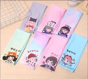 Cartoon Cute Outdoor Sunscreen Ice Sleeve Ice Silk Sleeve Girl New Summer Anti-ultraviolet Sunscreen Black Anti-mosquito