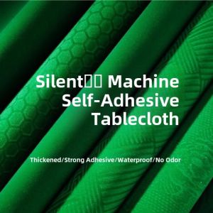 Thickened Self-Adhesive Tablecloth for Mahjong Machine Silent Waterproof Square Design Ideal for Mahjong Gaming And Fun