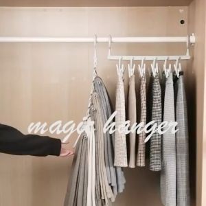 Móc Treo Quần Thông Minh 5 trong 1 - Giá Treo Quần Cứng Cáp Sang Tọng Tiết Kiệm Diện Tích Tối Đa