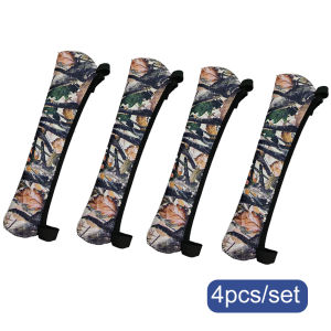 4pcs Tactical Scope Covers Outdoor Hunting Dustproof Scope Protectors Rifle Cover Case Tactical Supplies Hunting Accessories