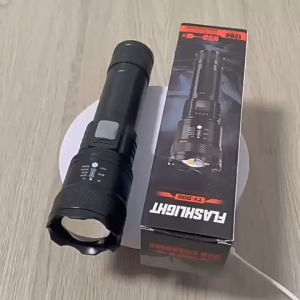 Super strong long-range rechargeable flashlight outdoor patrol spotlight zoom aurora cannon large floodlight laser cannon light