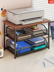 WUBUWEI | Office Space Elevating Shelf with Drawer