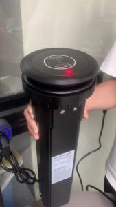 Smart pop up socket US UK wireless charger automatic power plug desktop worktop table EU fr socket USB Type-C Bluetooth speaker
