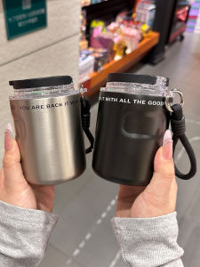 Cốc Cà Phê Mỹ Cầm Tay Sang Trọng Dành Cho Nữ 2025 Cốc Cà Phê Văn Phòng Nhỏ Gọn Đơn Giản Phong Cách INS Cốc Giữ Nhiệt