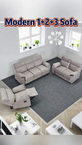 💥🎉 Tawaran terhad! SamPoint Velvet Recliner Sofa Set🛋️ SamPoint Velvet Fabric Recliner Sofa Set ( 1 Recliner Chair + 2 + 3 Seater Set )– Stylish & Modern -Premium Comfort - Home Style -Living Room– DIY/ Full Assembly – Fast Delivery - Ready Stock