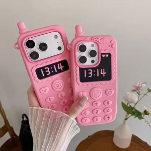 Ốp Điện Thoại Silicon Mềm Chống Sốc Hình Hoa Hồng Đỏ 3D Hoạt Hình Hàn Quốc Dành Cho iPhone 17E 16 15 14 13 Pro Max Thiết Kế Chống Bụi Có Ăng-ten