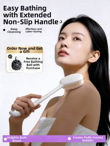 IMLUCKY | Lazy Easy-to-Use Long Handle Bath Brush