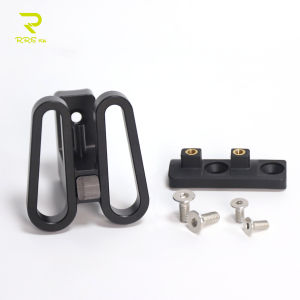 RRSKIT Aluminum Alloy Front Adapter For Brompton Dahon And Other Folding Bike Ultralight Folding Bike Front Bag Rack Adapter