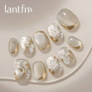 LANTINGFANG | Handmade Advanced Chinese Style Cat Eye Nail Tips