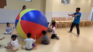 Inflatable Beach Ball Net Celebrity Outdoor Toy Garden Game Props Color Ball Ball Construction Beach Volleyball