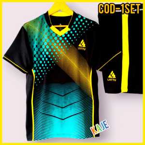COD 1 SET JERSEY SINGLET VOLLY BADMINTON DEWASA TERLARIS 2021