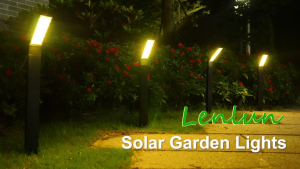 Solar Powered Seven-Shaped Garden Light Waterproof Ground Tree Light Decoration Field Lights for Outdoor Home Courtyard Villa