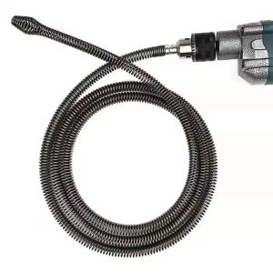 Spring Sewer Dredging Tool Spring Pipe Dredging Tools Drain Hose Cleaner Sticks 3M Clog Remover Snake Drain with Drill Adapter