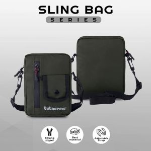Tas Selempang Pria Kecil | Sling Bag Ringkas Stylish | Waistbag Multi Kompartemen
