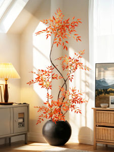 LIANYOU | Bionic High-Grade Artificial Potted Red Nandina