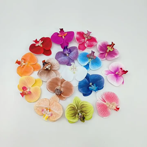 JR-A013 Jepit Bunga Hiasan Rambut Wanita Anggrek Kupu-Kupu Hairclip Flower Orchid Korean Style Aksesoris