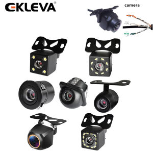 EKLEVA LED Car Reversing Image Camera Night Vision Reversing Auto Monitor CCD IP68 Waterproof 170 Degree HD Image Rear View For Car