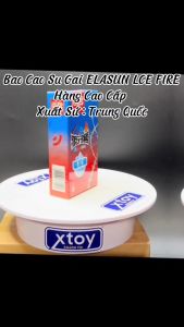 Bao cao su gai ELASUN Ice fire nhiều gân gai và gel bôi trơn hyaluronic acid kết hợp nóng và lạnh hoàn hảo hộp 10 bcs