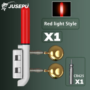 Đèn Báo Cá Cắn Câu LED Gắn Đầu Cần Câu Với Chuông Đôi Đổi Màu Đèn Báo Câu Đêm Dành Cho Phụ Kiện Câu Cá Chép Biển