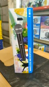 PROMO 25% Mic Karaoke Suara Jernih Fleco FM15 Mic Wireless Profesional Mikrofon Cas Tanpa Kabel