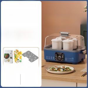 Smart Electric Ceramic Steamer Pot Automatic Home Use Three-Layer Soup Kitchen Appliance Steam Cooker Rice Cooker Blender