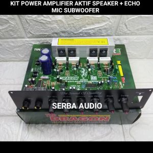 kit power amplifier aktif speaker mic echo subwoofer terlaris