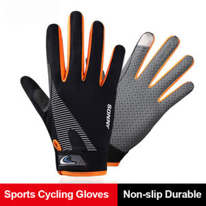 Sun Protection Cycling Gloves for Men Women Driving Full Finger Touchscreen Summer Hiking Breathable Cooling Anti-Slip Gloves