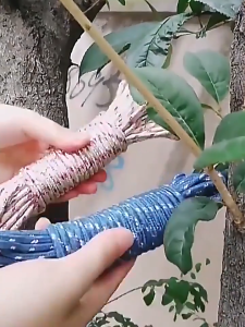 Tali Jemuran Pakaian 5 Meter Nylon Tali Tambang Kemah Camping Serbaguna Anti Slip