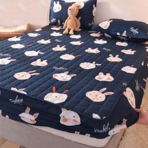 ชุดผ้าปูที่นอนเสริมใย หนานุ่ม ขนาด 3.5/5/6 ฟุต พร้อมปลอกหมอน