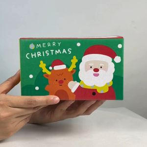 กล่องฝาชน Santa and Friends  Size - 0+4 : 20 ใบ : กล่องเทศกาลคริสมาสต์ PICK A BOX