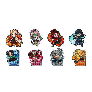 Bandai | 8pcs Japanese Anime Style Cute Enamel Lapel Pins Cartoon Character Metal Brooch Badges Aesthetic Decor Pins for Backpack