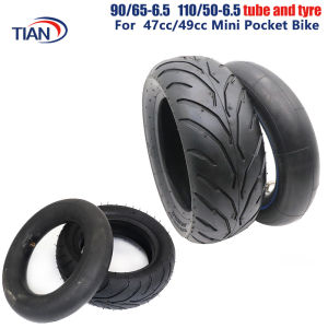 11 inch 90/65-6.5 110/50-6.5 Tyre Inner Tube for 47cc/49cc Mini Pocket Bike Gas Electric Scooter Front/rear
