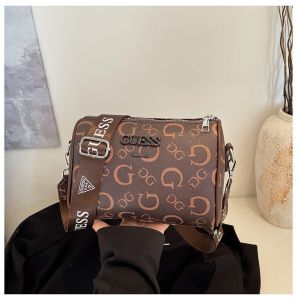 Guess For 16x12x22cm 2024 Simple Fashion Printed Camera Bag Solid Color Shoulder