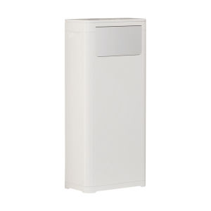 Double Lid Trash Can with Barrier for Home Kitchen Office Outdoor Use
