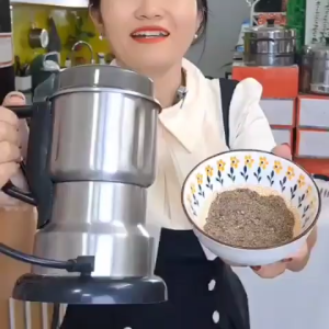 Máy xay tiêu chuyên dụng xay hạt cống suất lớn chất liệu hợp kim cao cấp-Kèm 2 lưỡi dao sơ cua